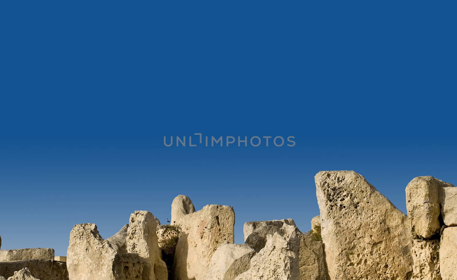 The oldest freestanding building in the world - Neolithic temples of Hagar Qim in Malta