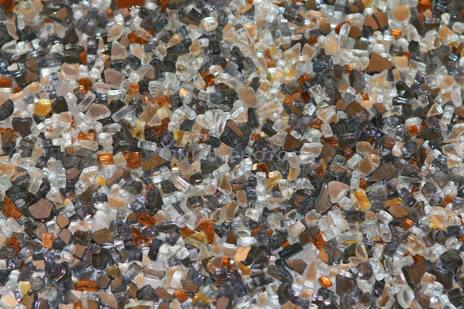 Multi colors small natural stones. Background. Macro.