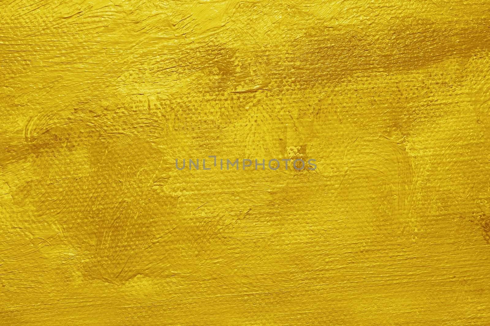 Close-up of a oil painted canvas - texture and brush strokes well visible
