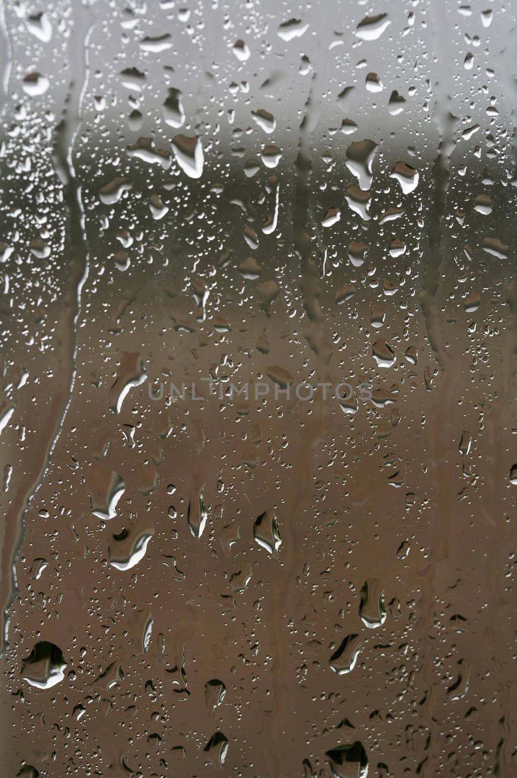 a picture of water drops on window