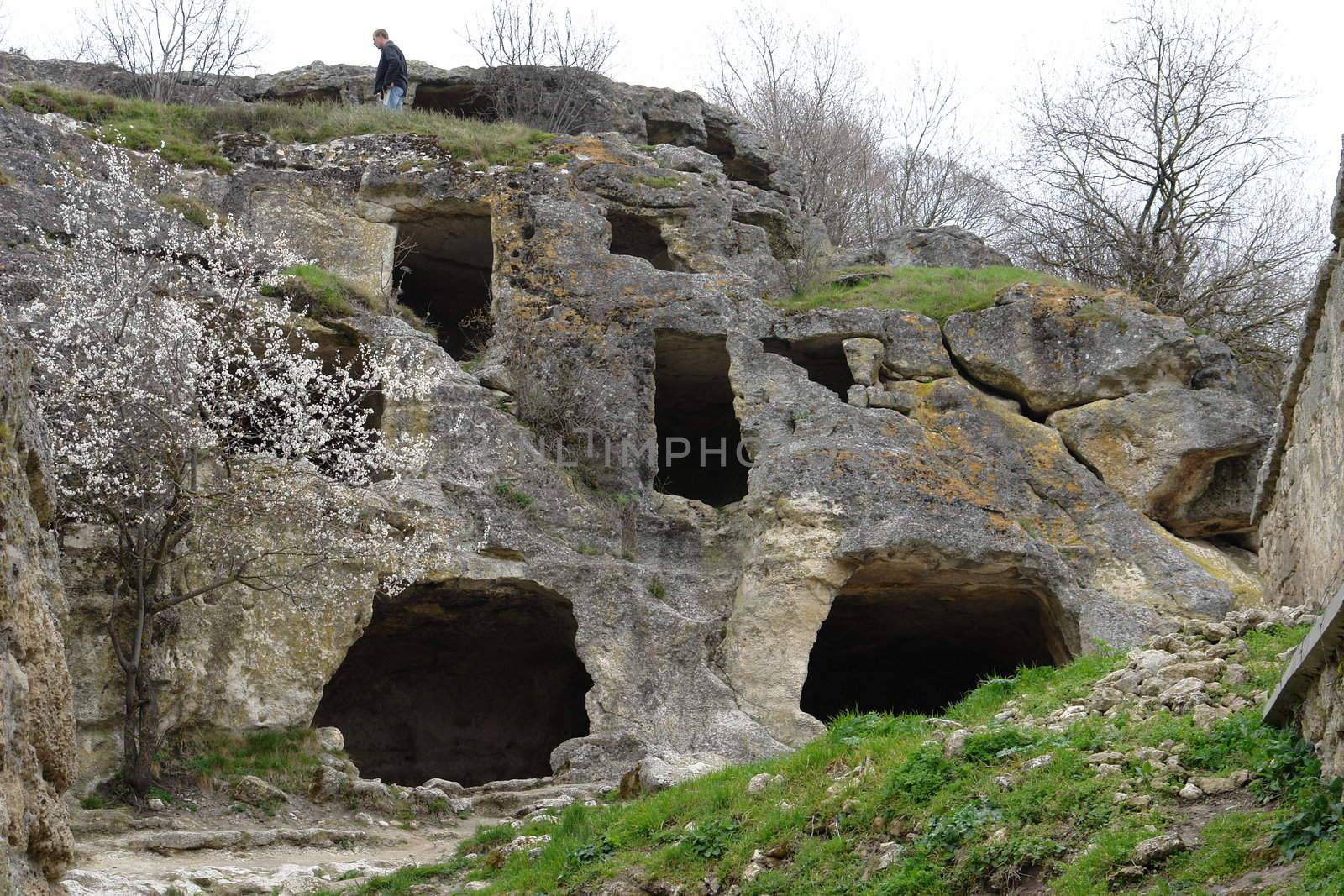 Crimea, fortress, Chufut-Kale, Bakhchisarai