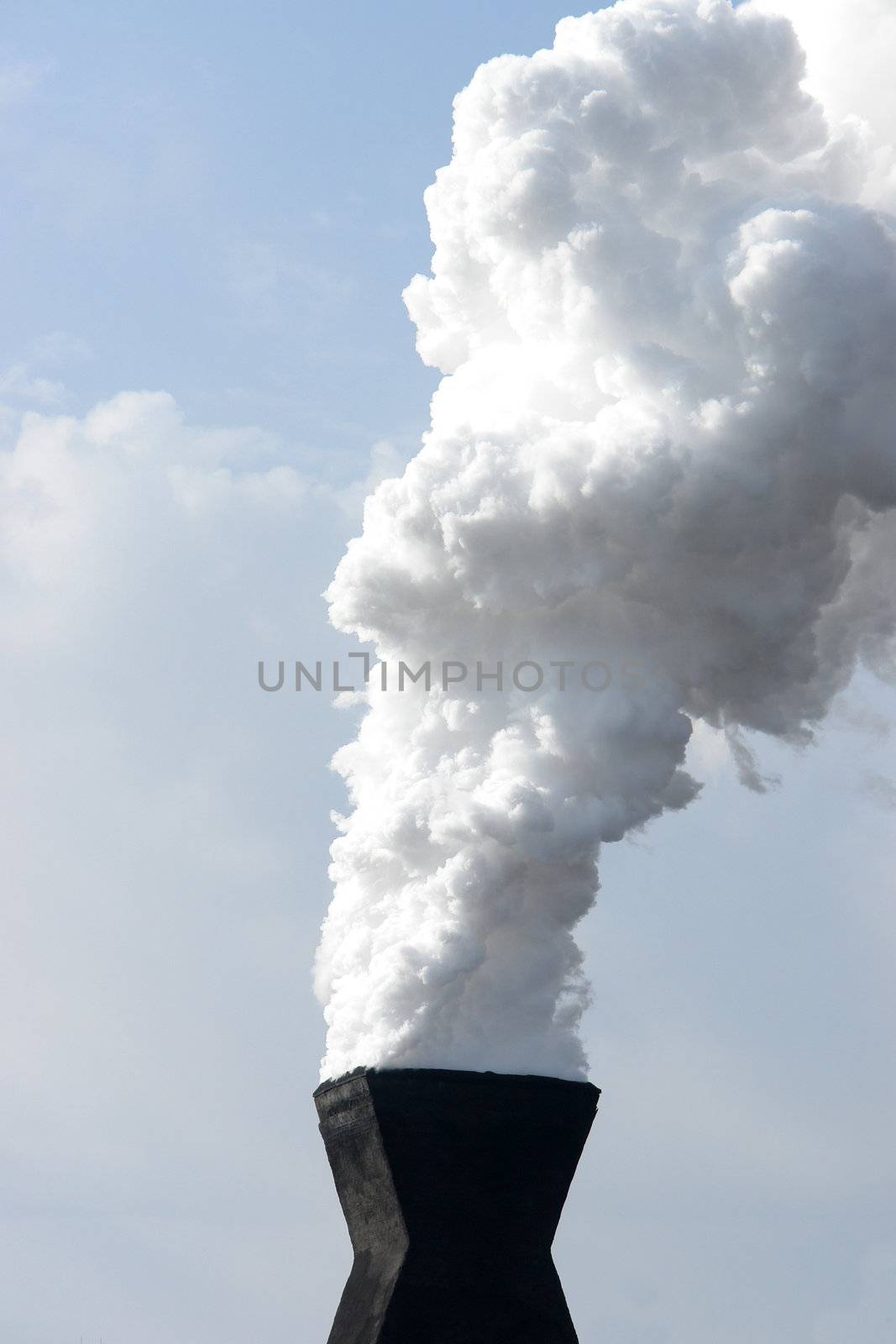 Chemical plant pipe, suppression of coke by water.