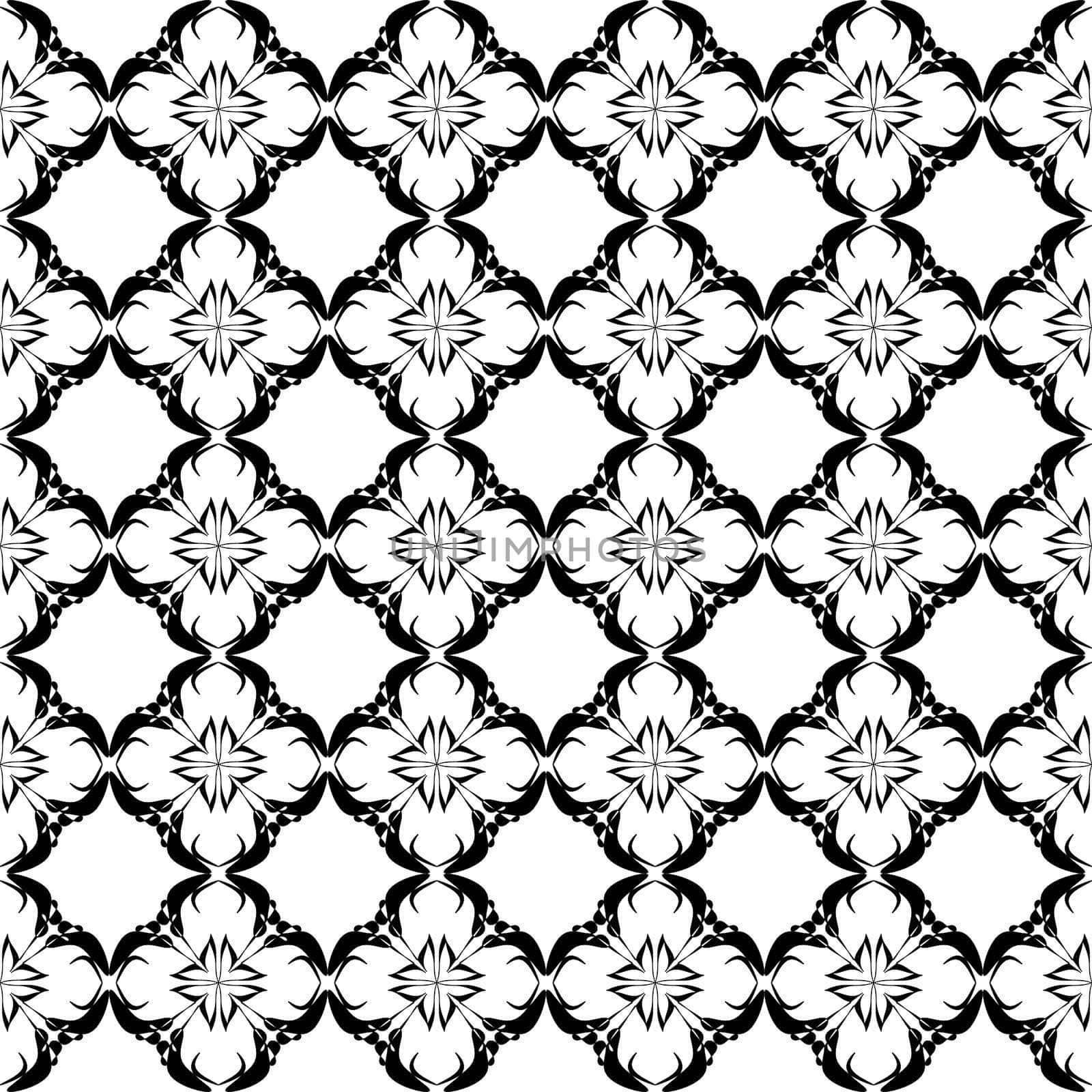 Wallpaper pattern on the white background