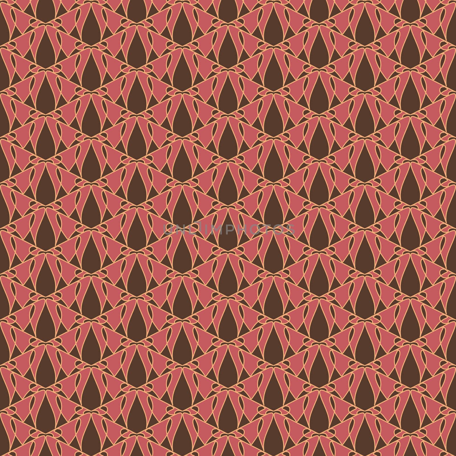 Wallpaper pattern on the brown background