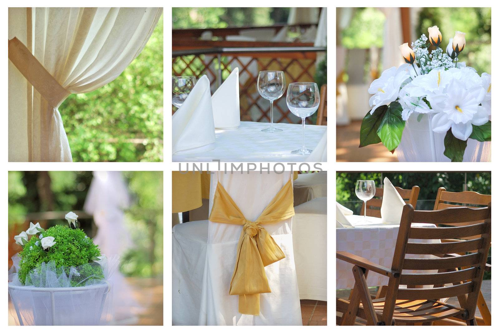 catering collage by casaalmare