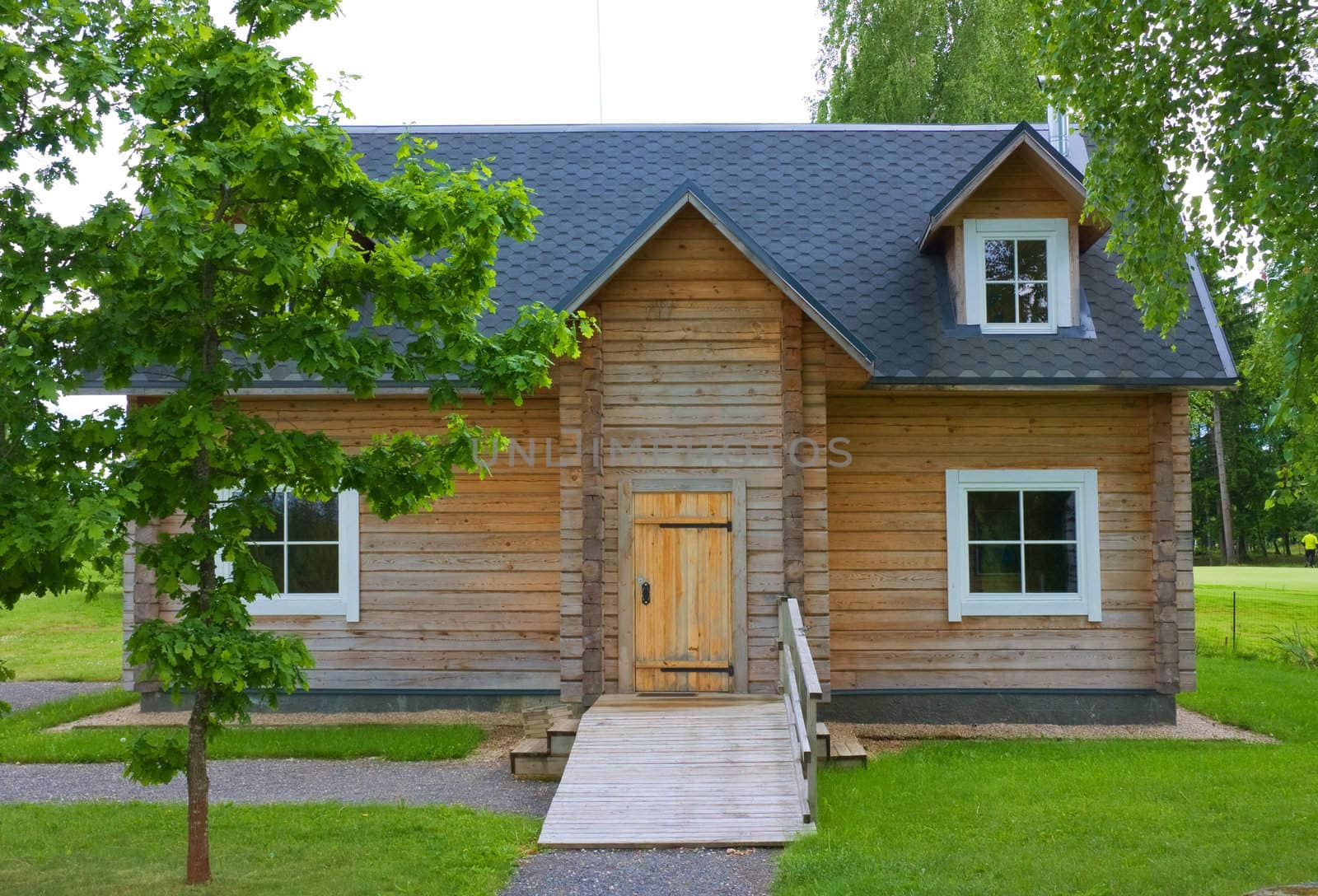 wooden house
