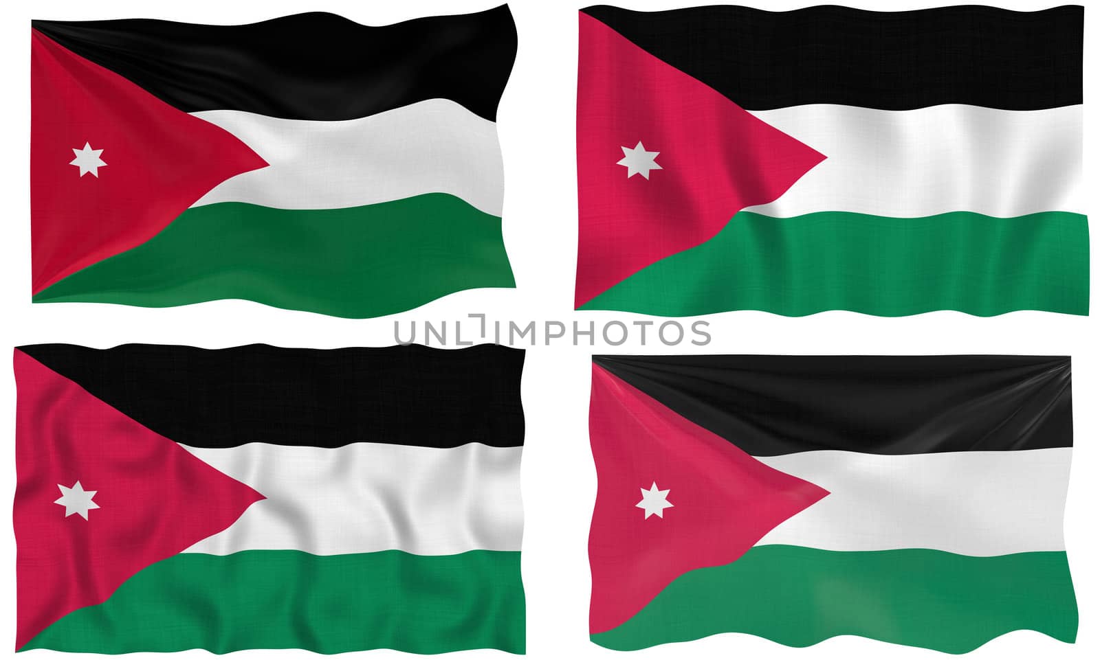 Great Image of the Flag of Jordan