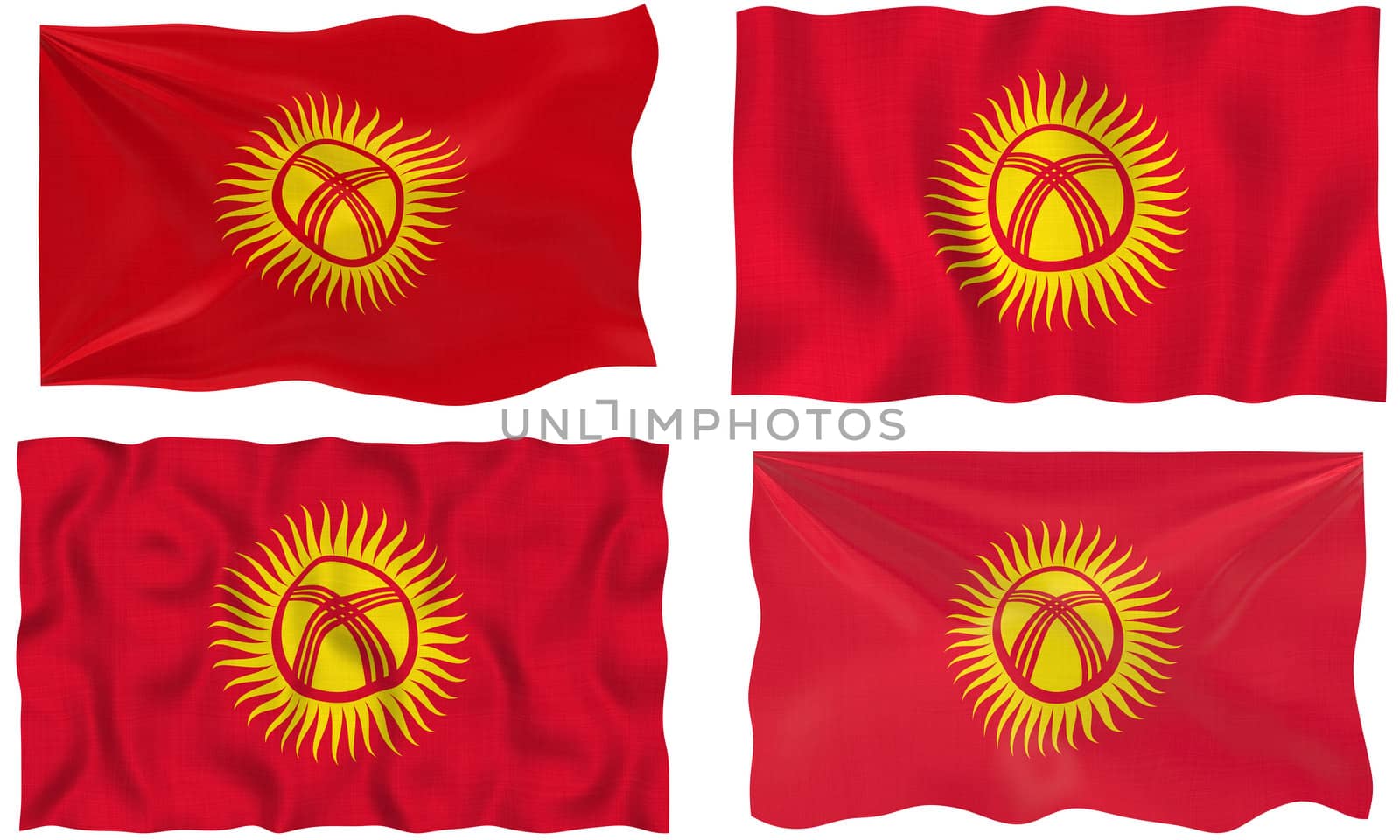 Great Image of the Flag of kyrgyzstan