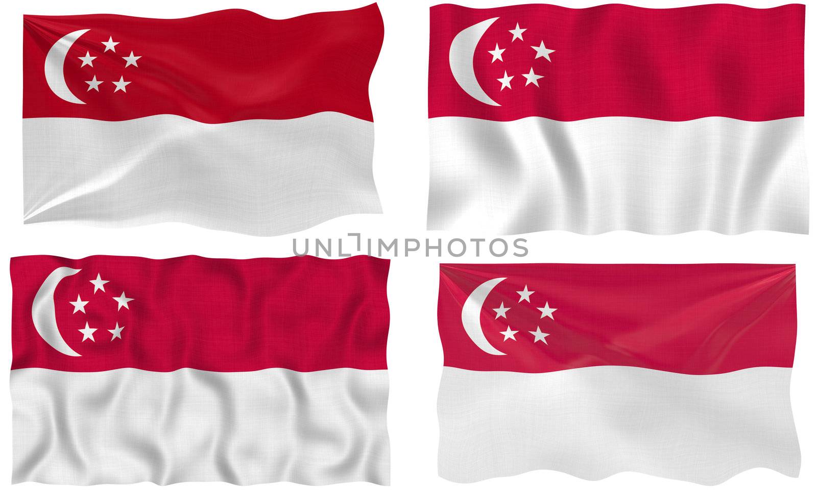 Great Image of the Flag of Singapore
