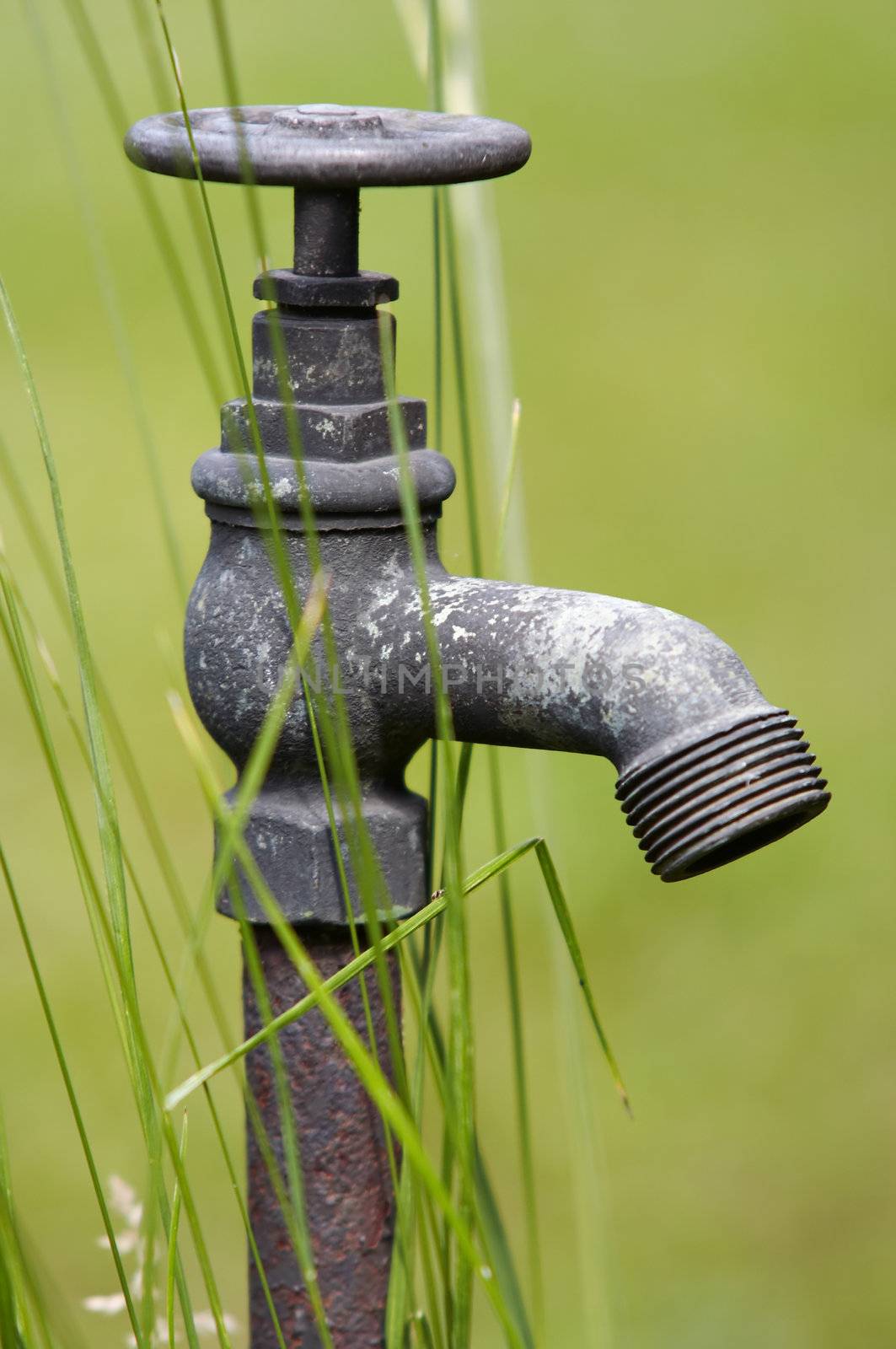 rusty water supply point by Mibuch