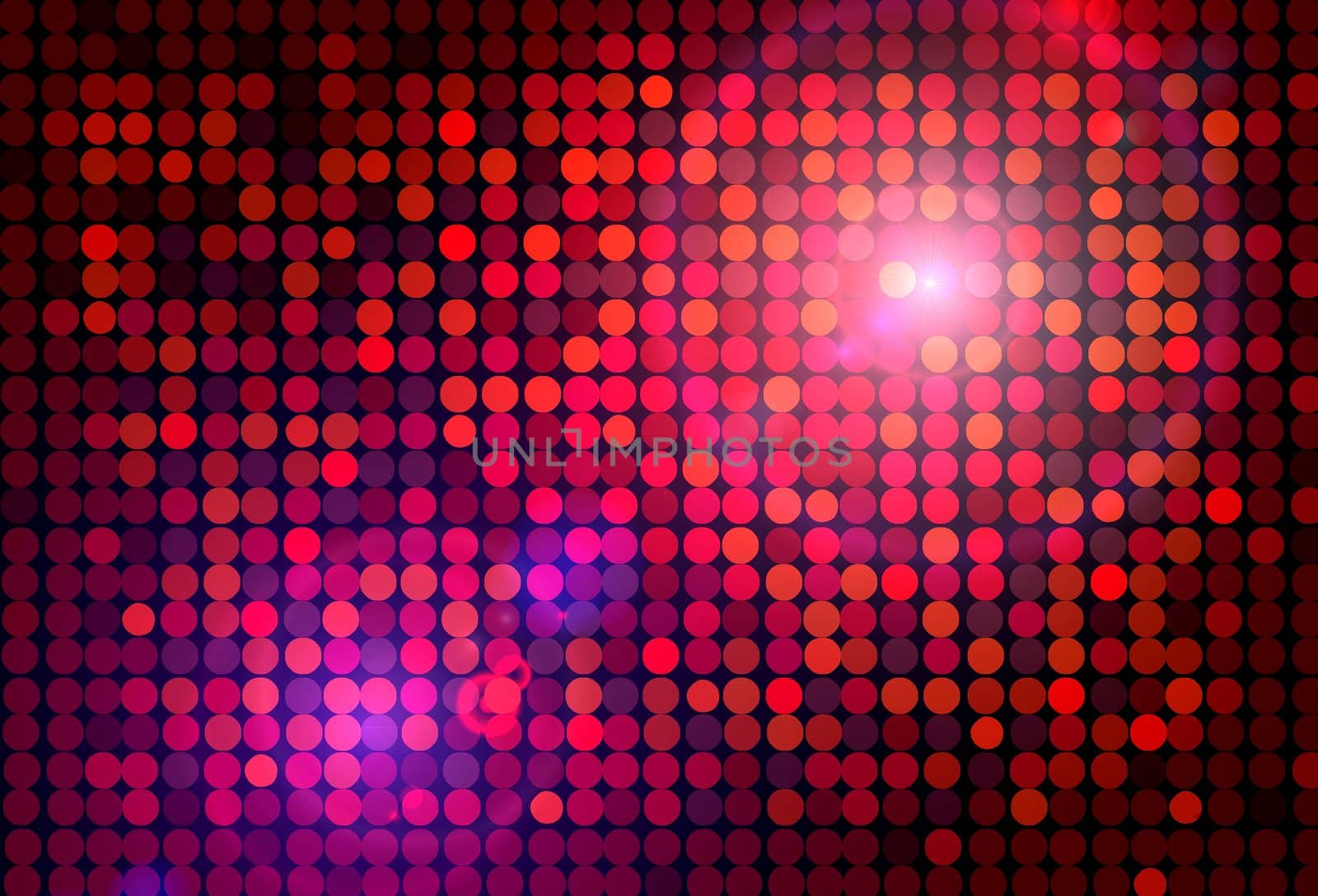 red disco background