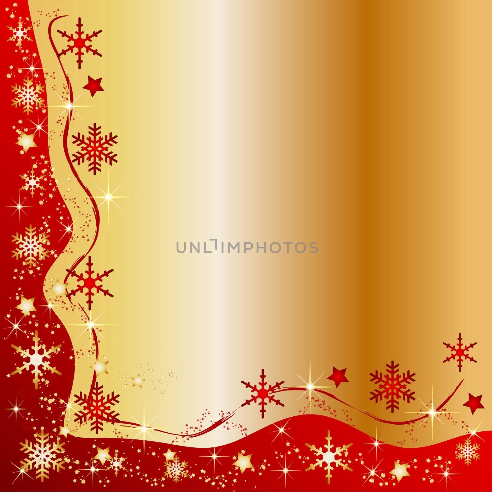 Illustration of a christmas frame background