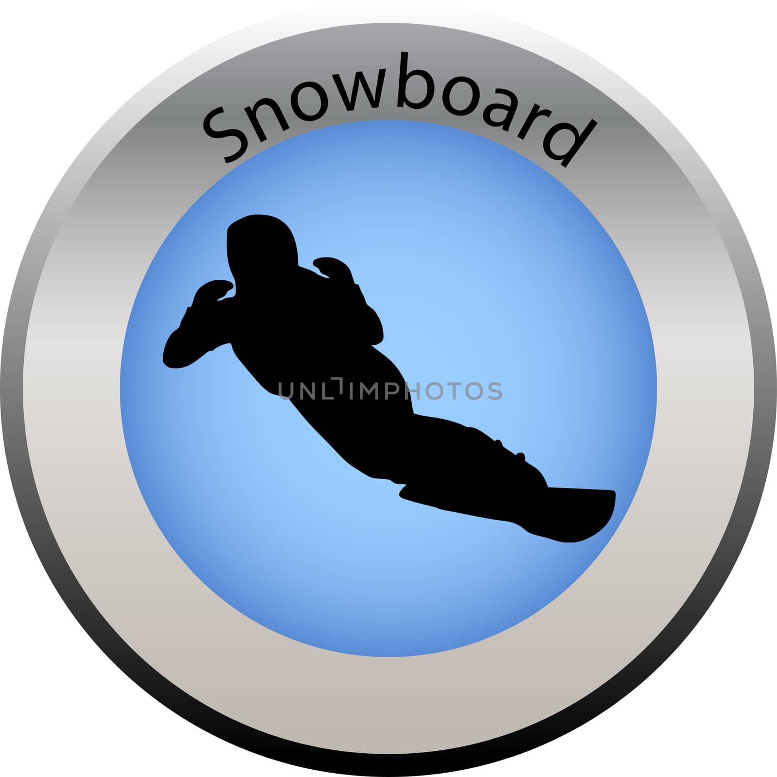 winter game button snowboard by peromarketing