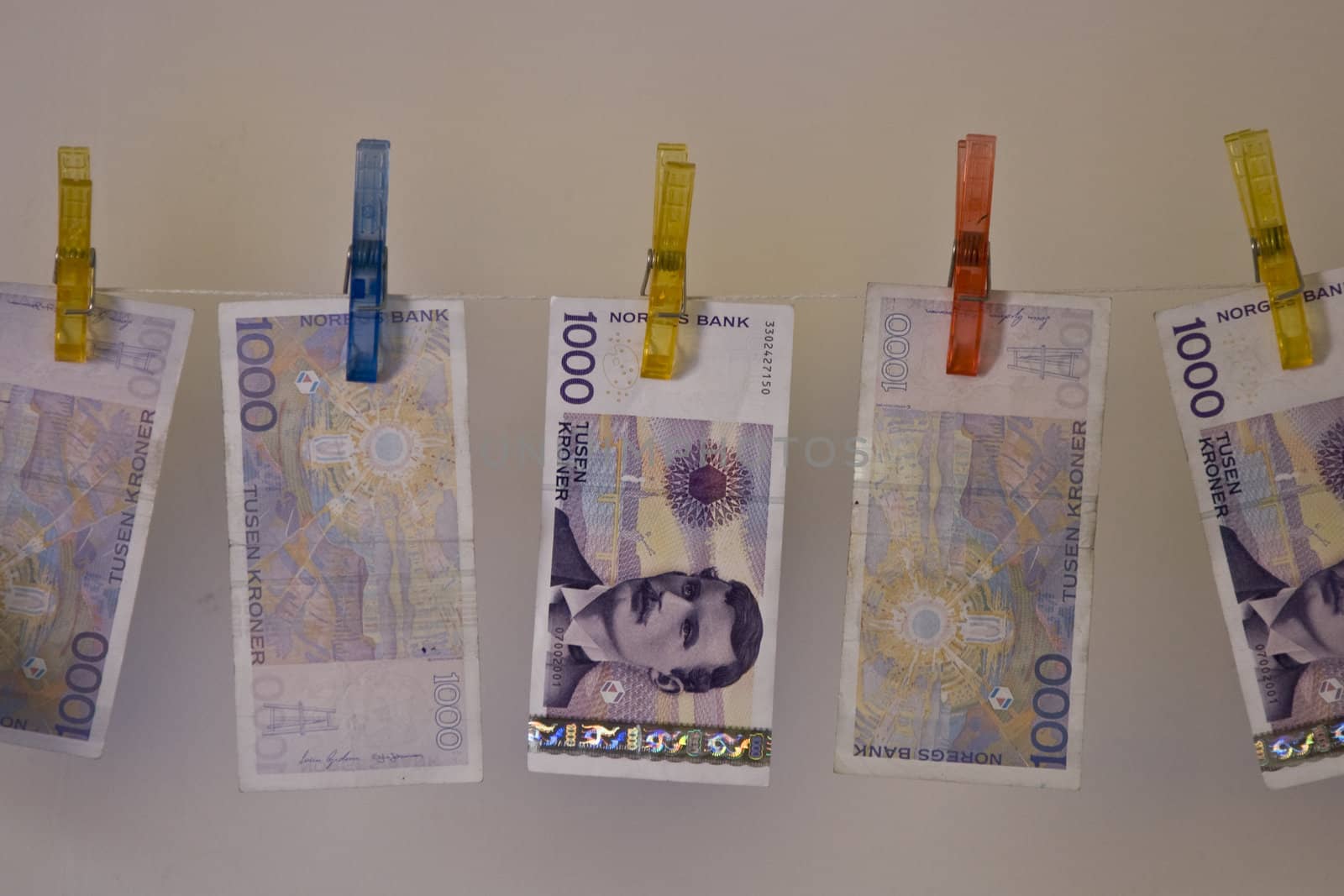 Norwegian currency by neko