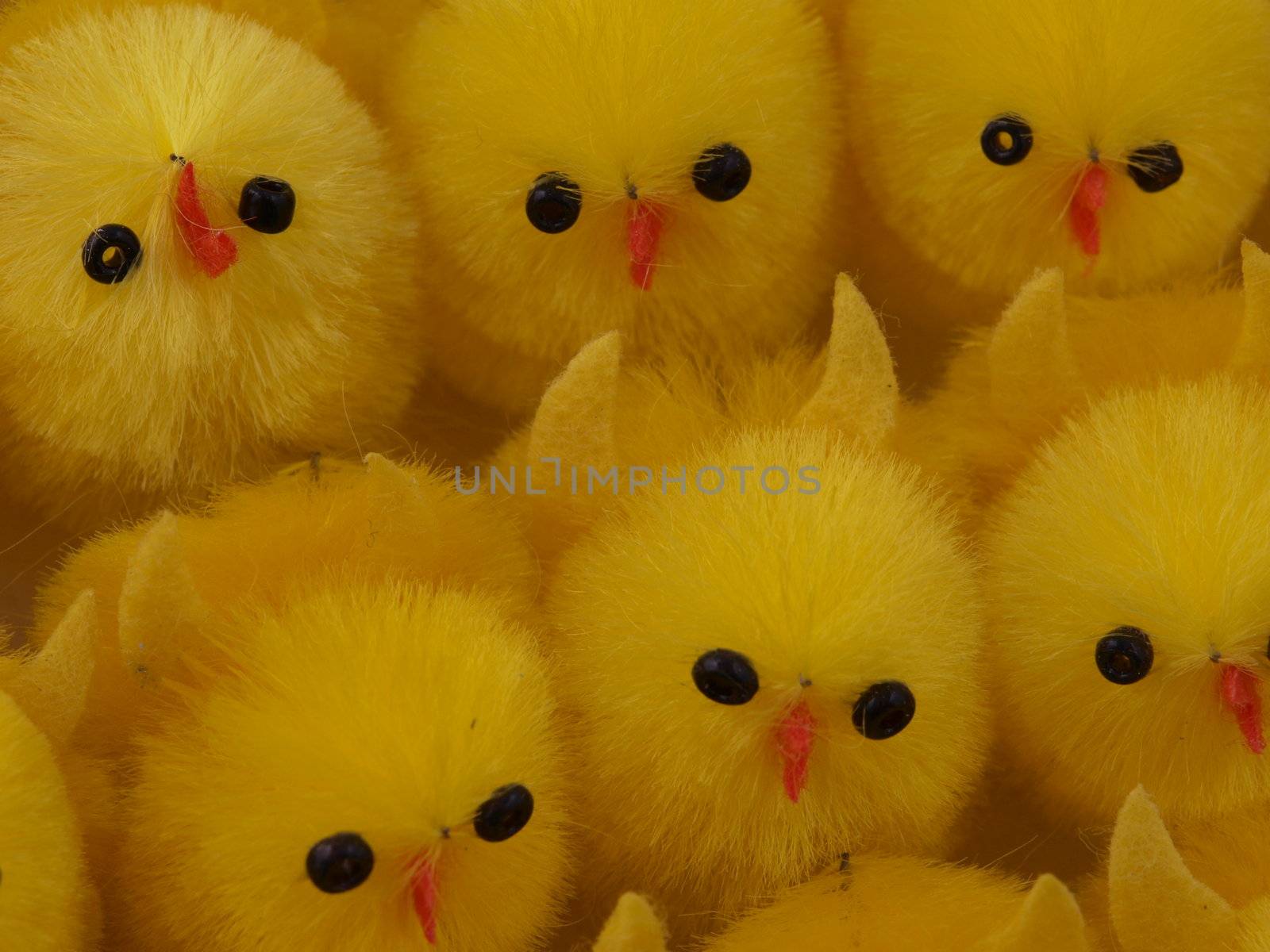 Decorative chicks.