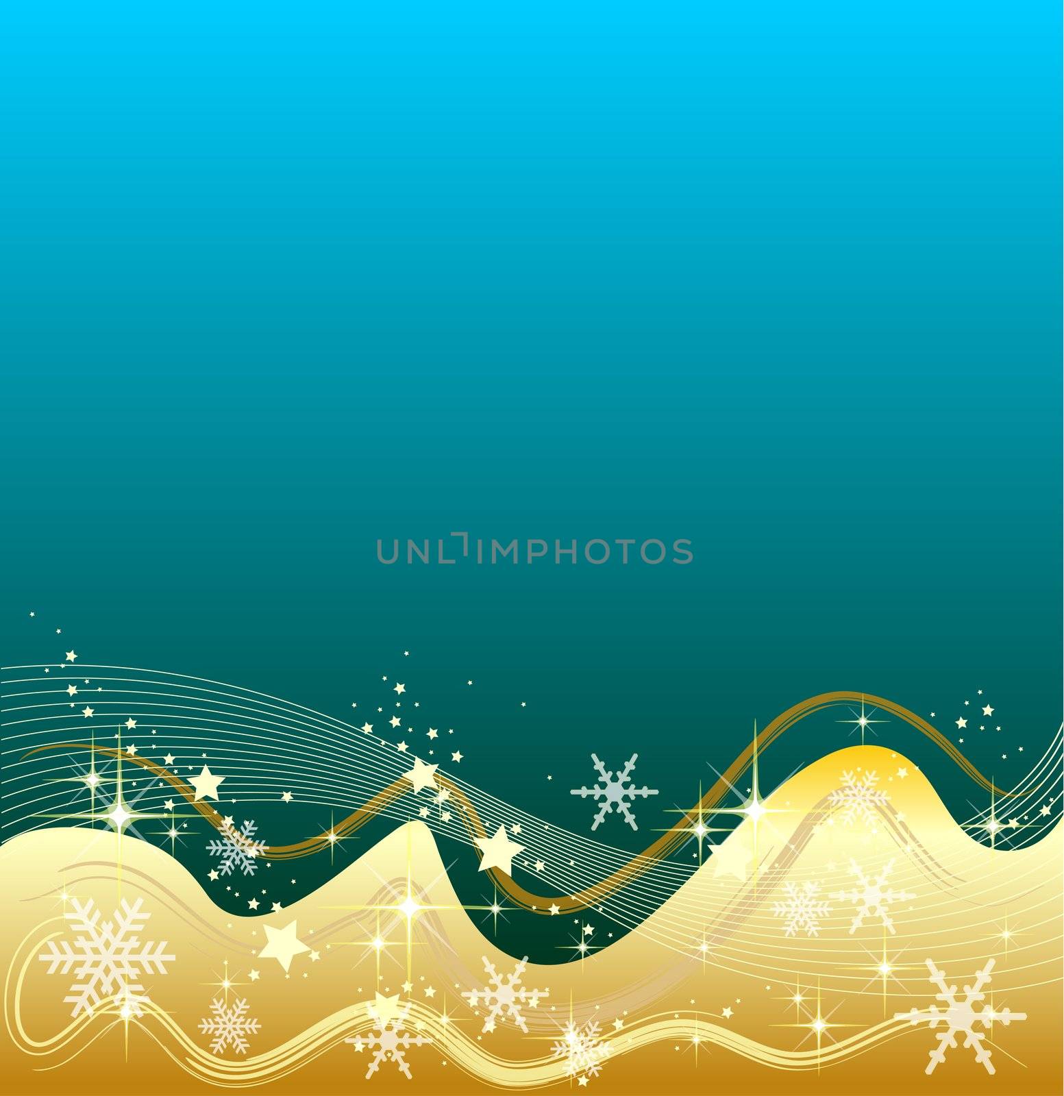 illustration of a christmas background by peromarketing