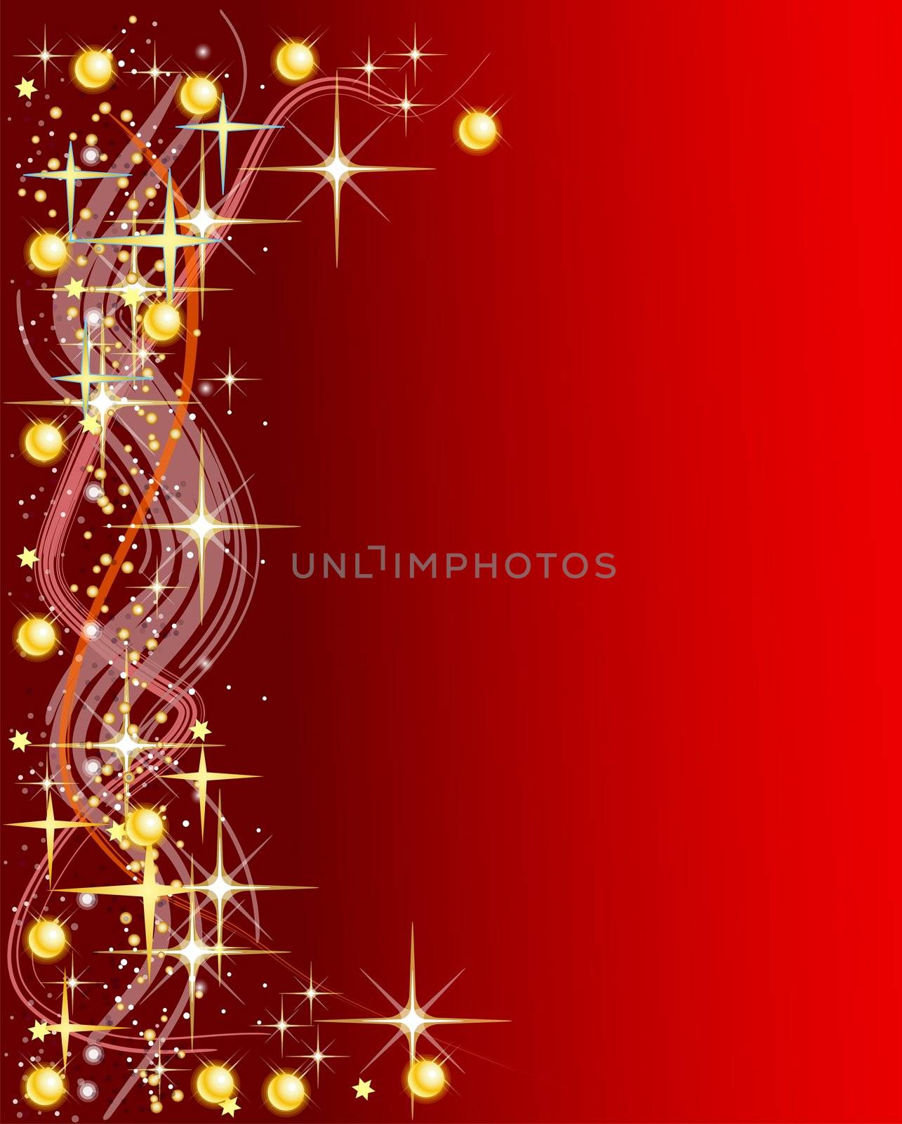 illustration of a christmas background by peromarketing