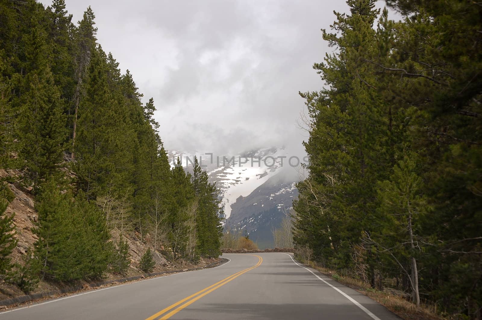Driving into the cloudy mountains by RefocusPhoto
