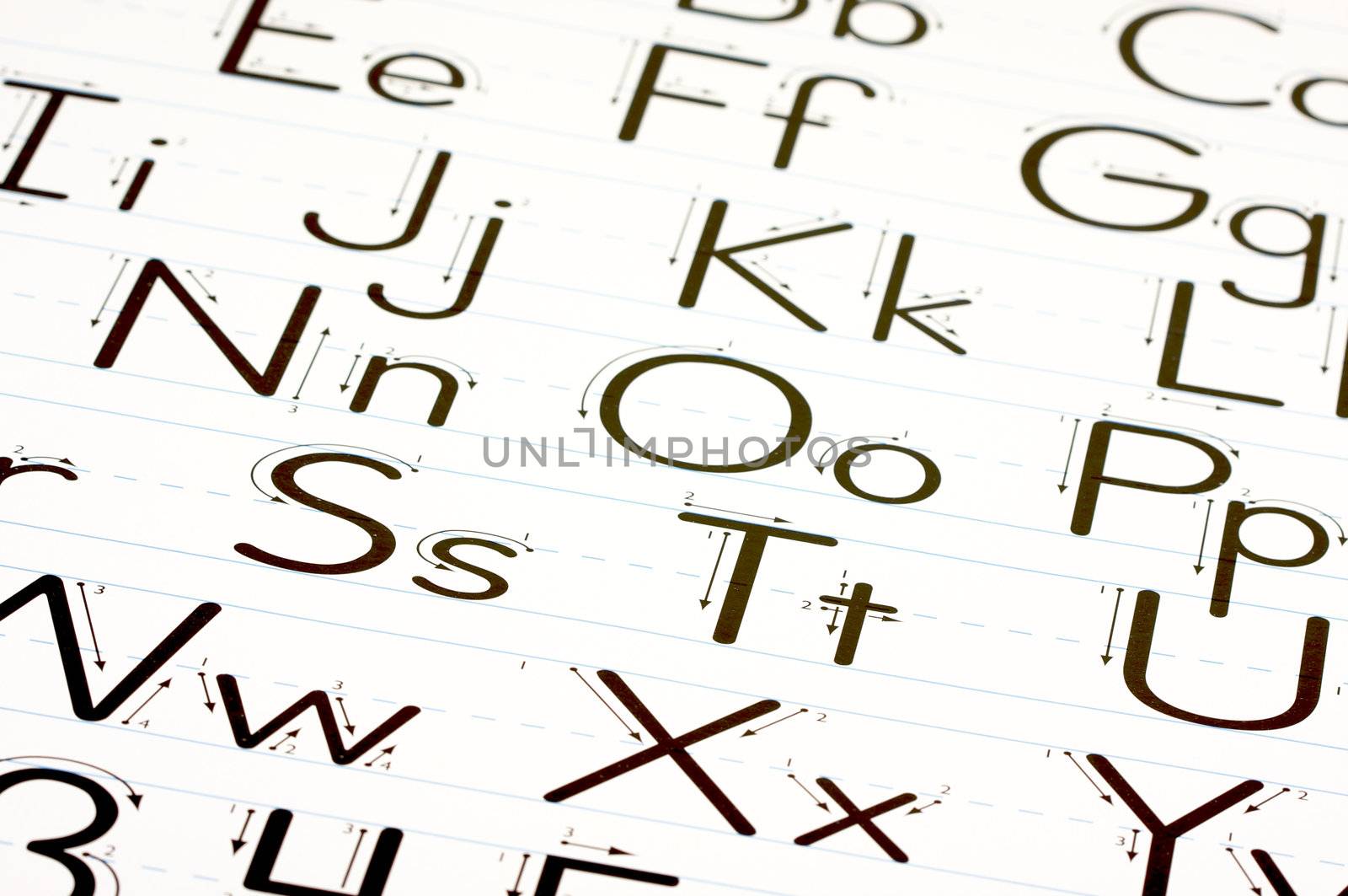 Back to School Learning Letters Chart