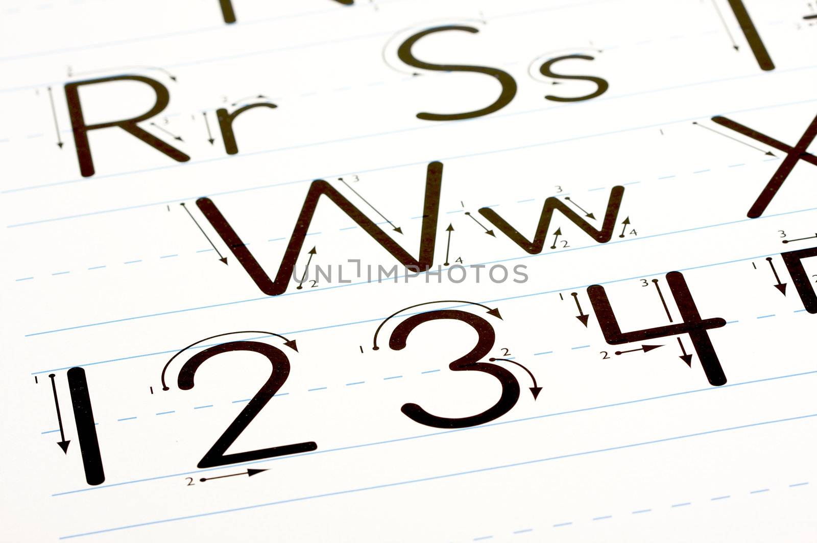Back to School Learning Letters Chart