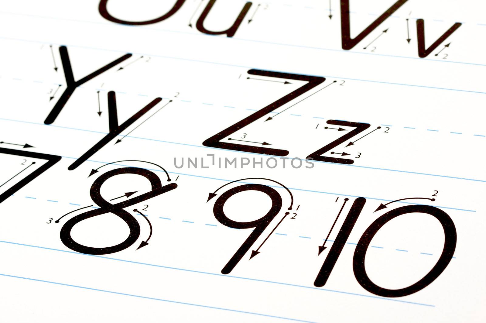 Back to School Learning Letters Chart
