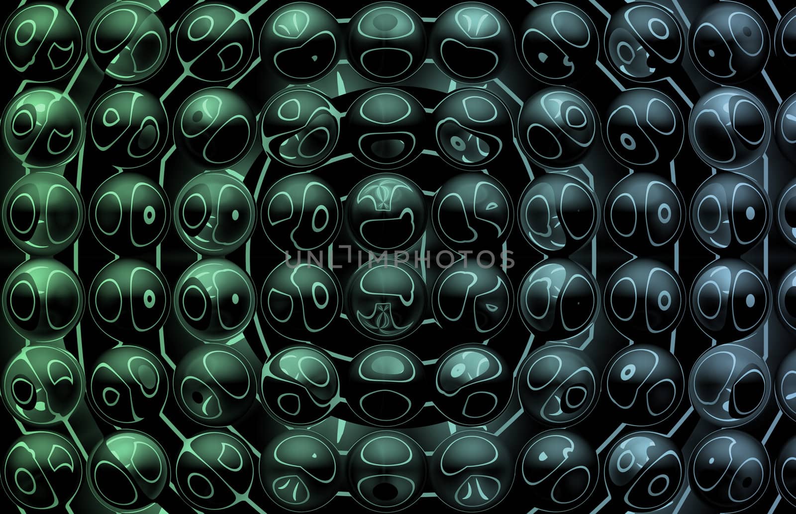 Blue Futuristic Abstract Background as a Art