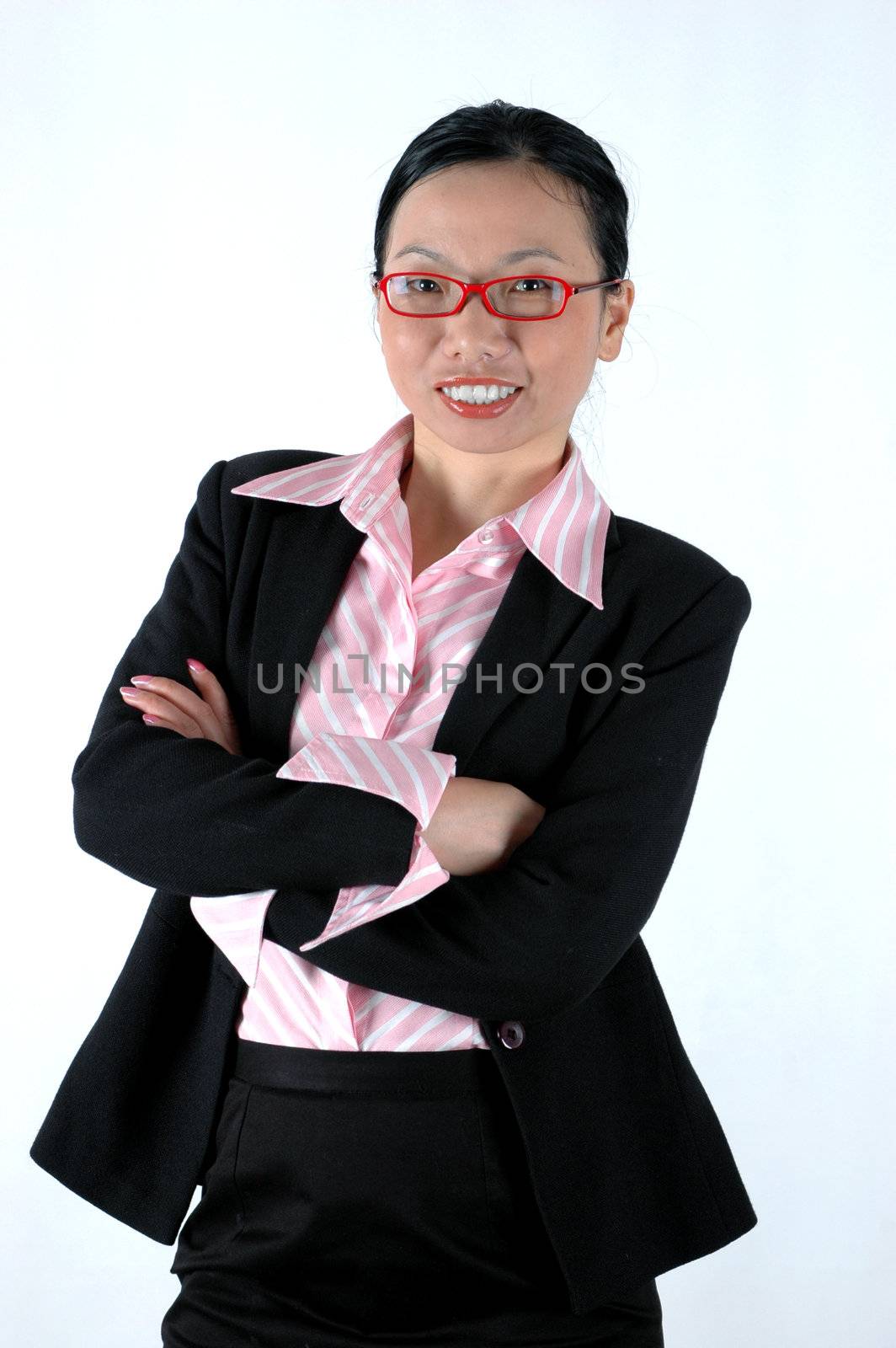 Successful Chinese office lady by bartekchiny