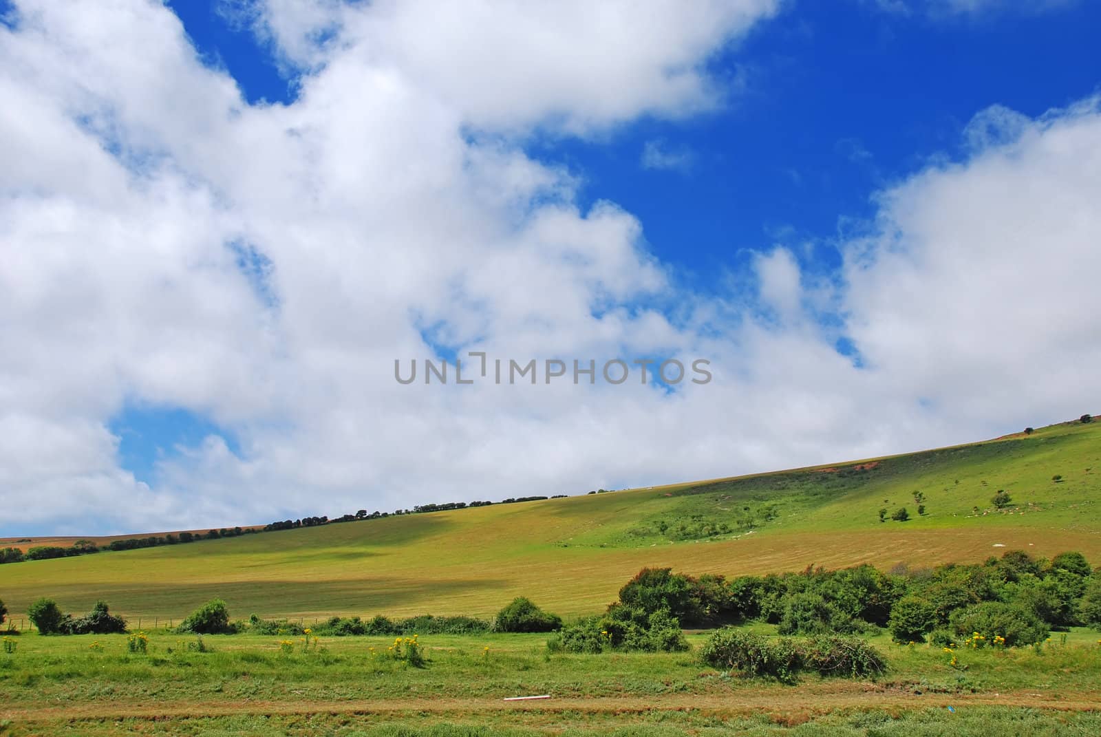 Beautiful mountain landscape in England