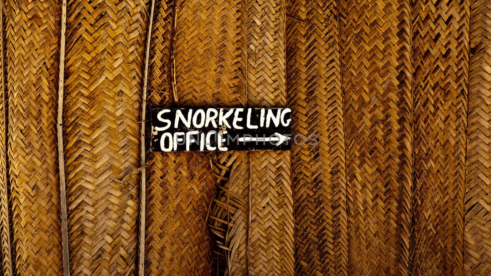 Snorkeling office sign by bah69