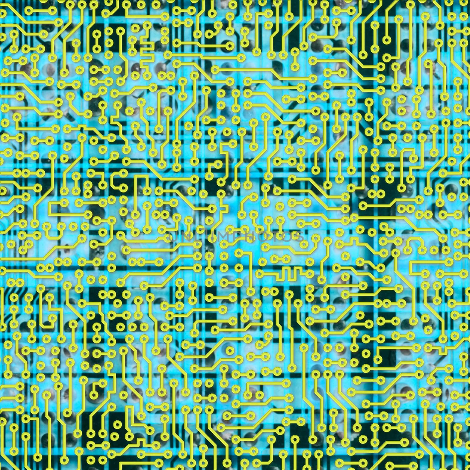 High tech square circuit board graphic texture