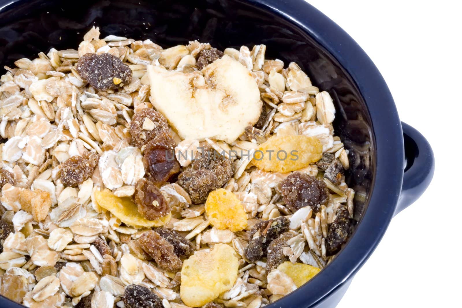 a bowl of oatmeal with fruit - healthy diet