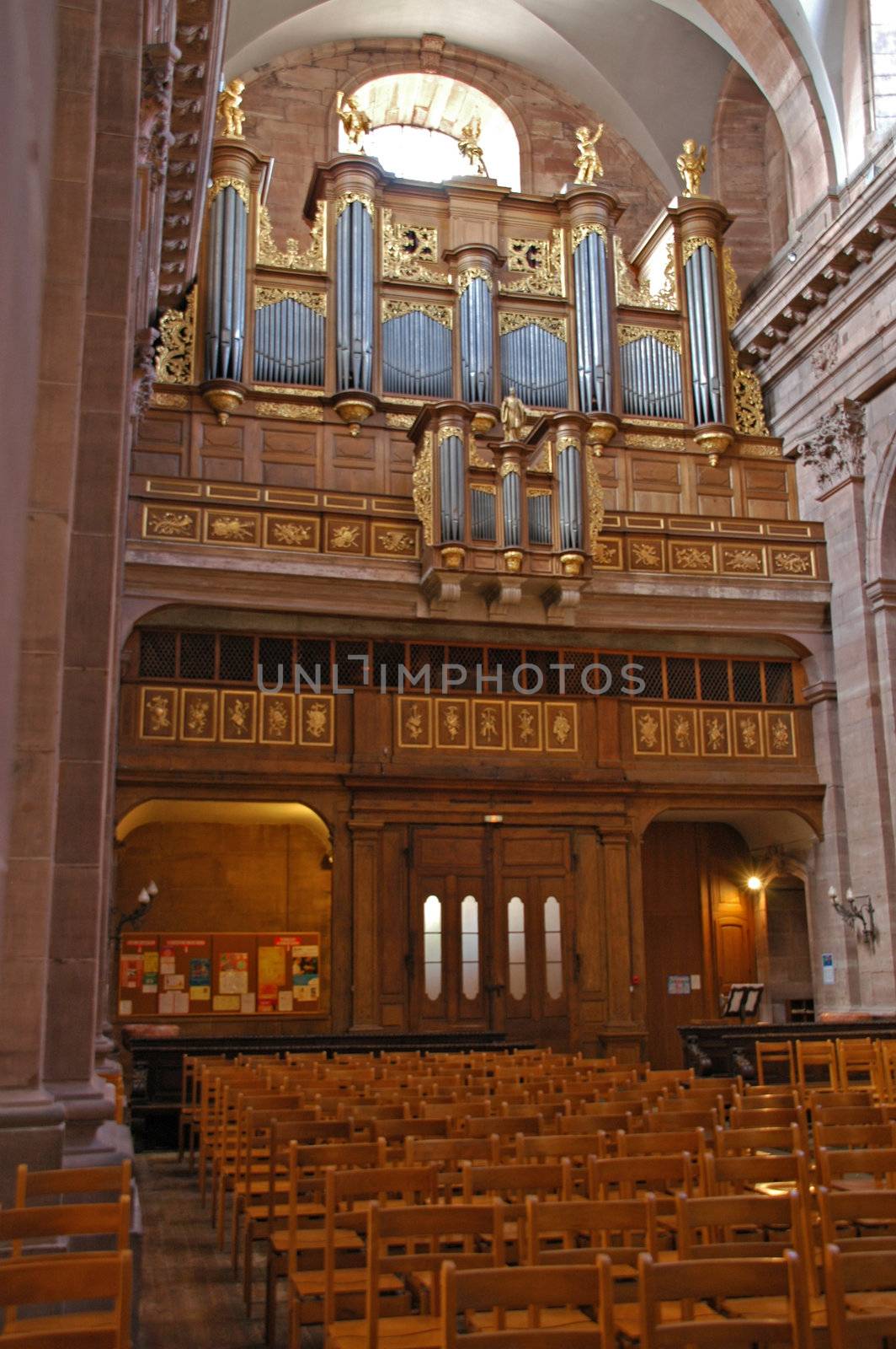 organ into church