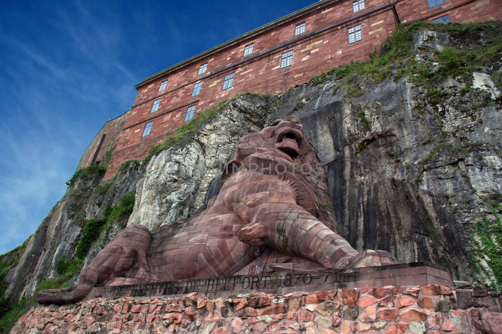 lion of Belfort in france