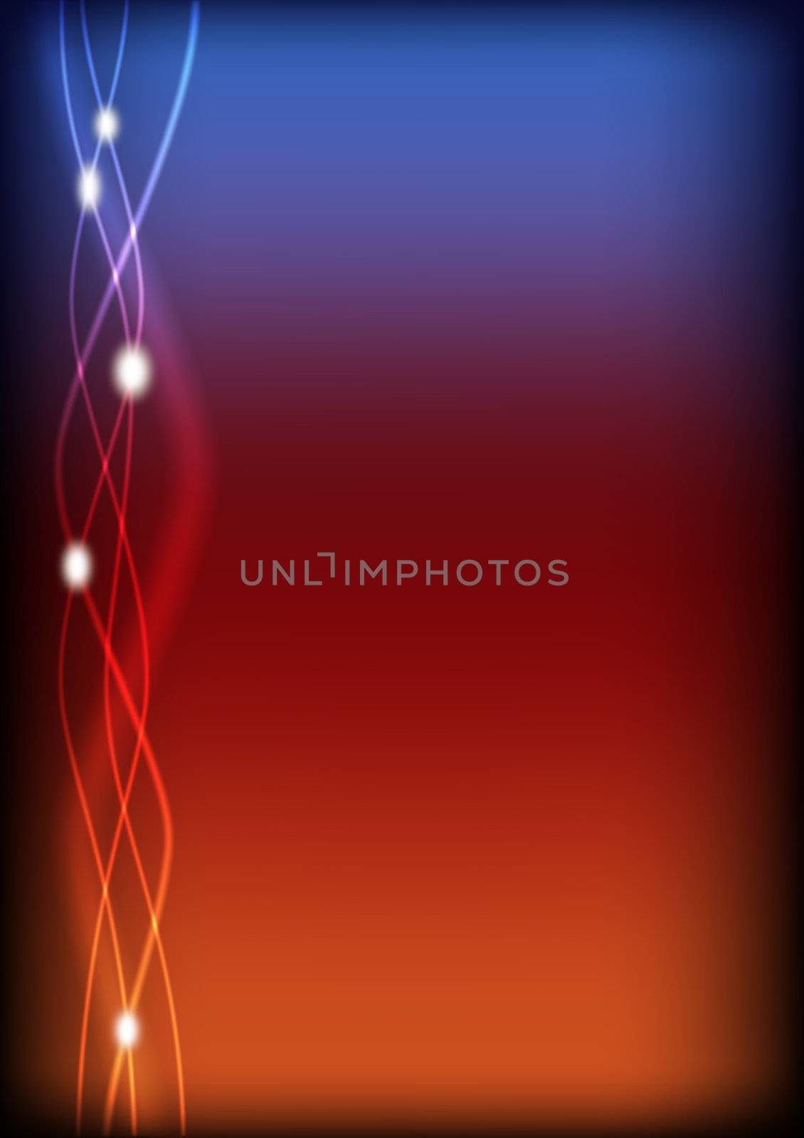 Abstract background - glowing spiral lines