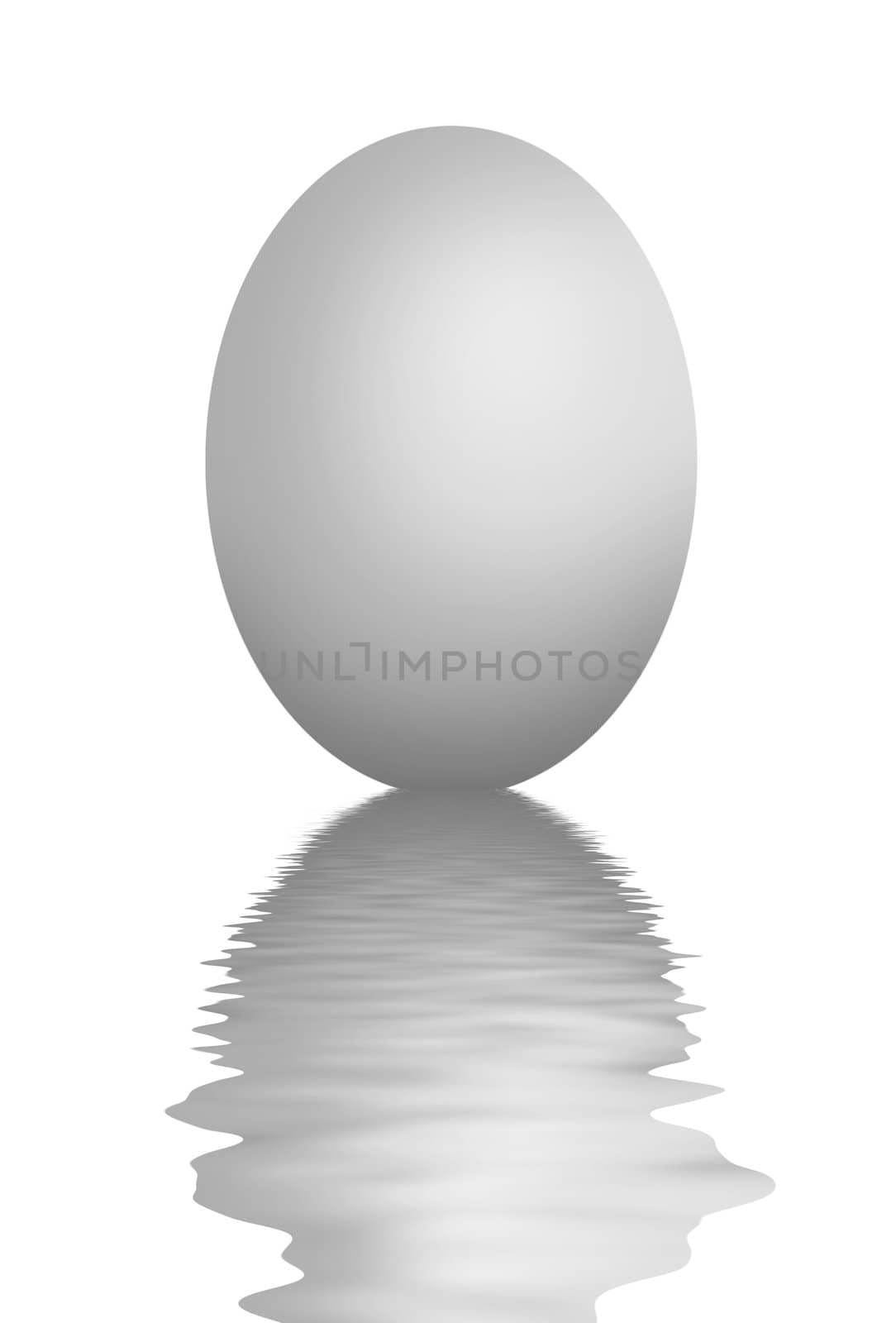 Colorful easter eggs isolated on white background