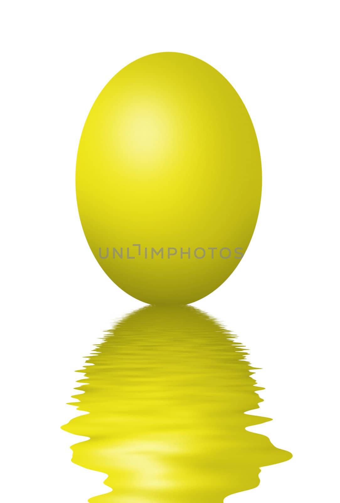 Colorful easter eggs isolated on white by juweber