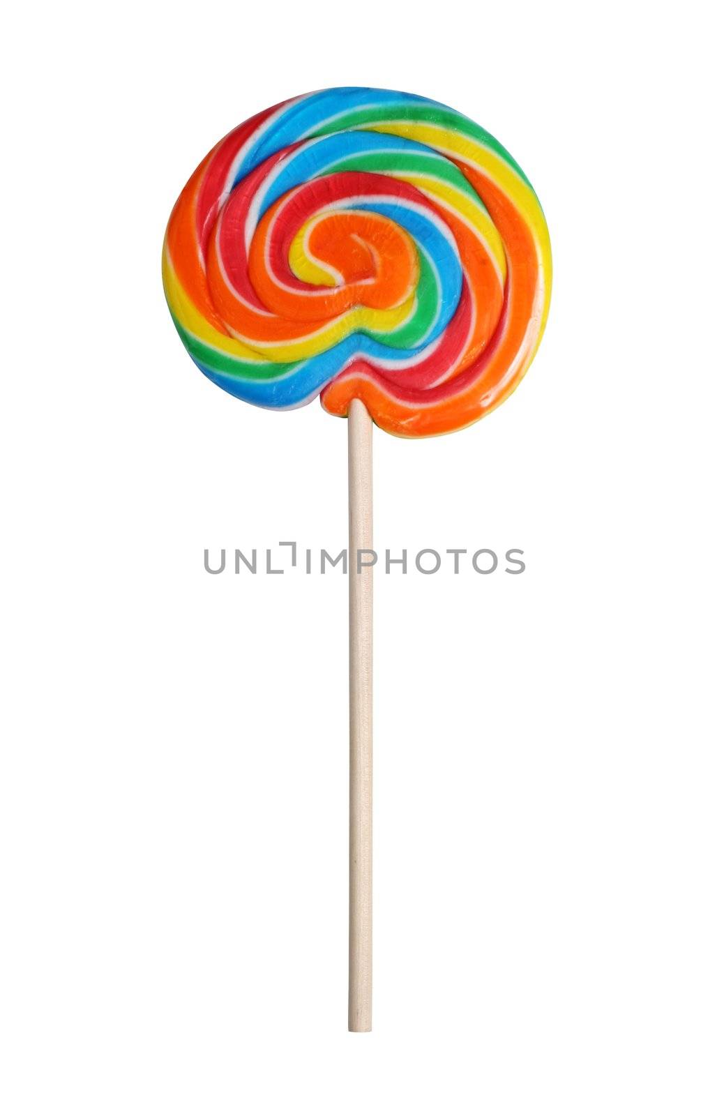 Colorful lollipop with path by klikk