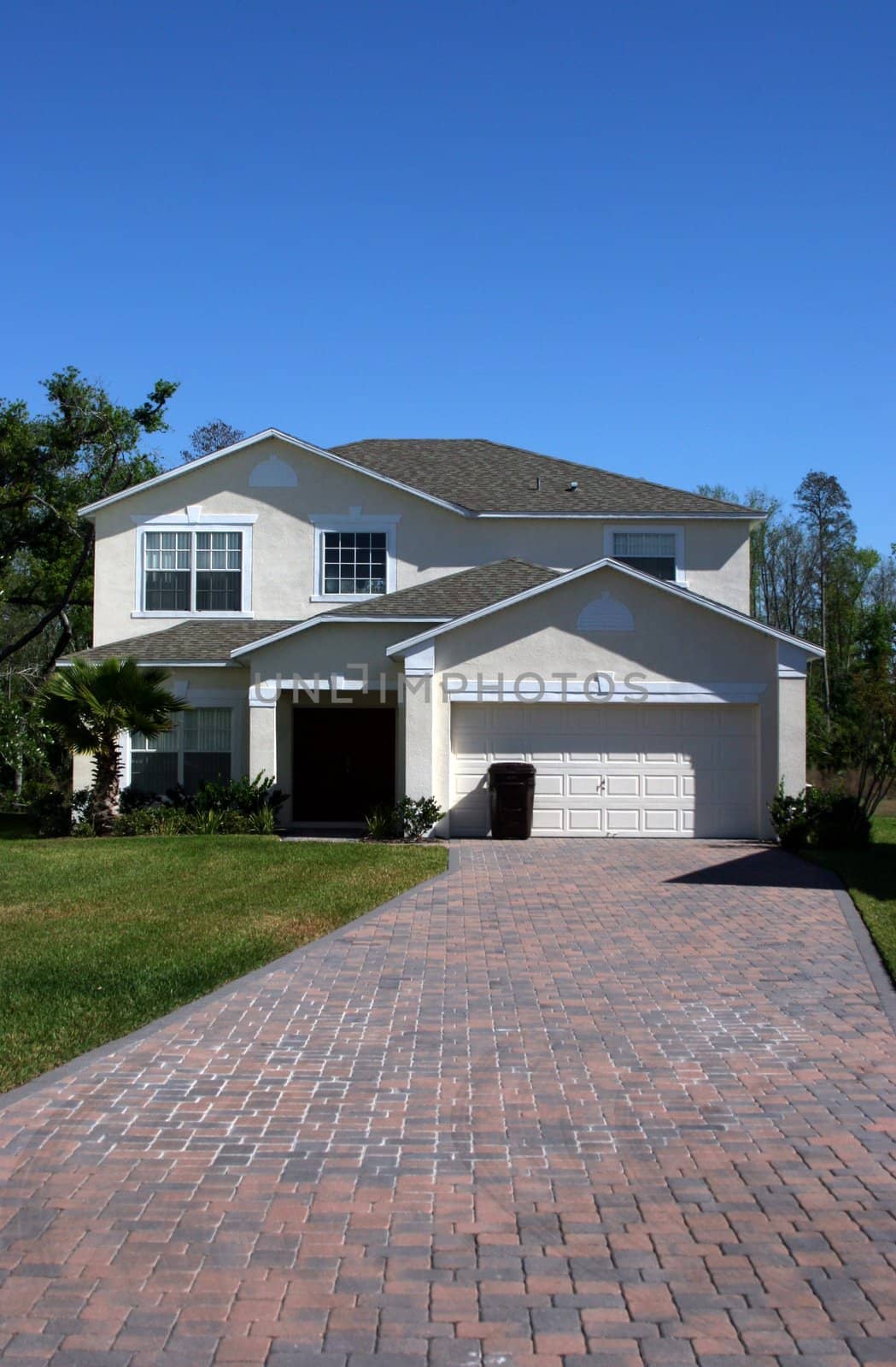 New house in a quiet suburb