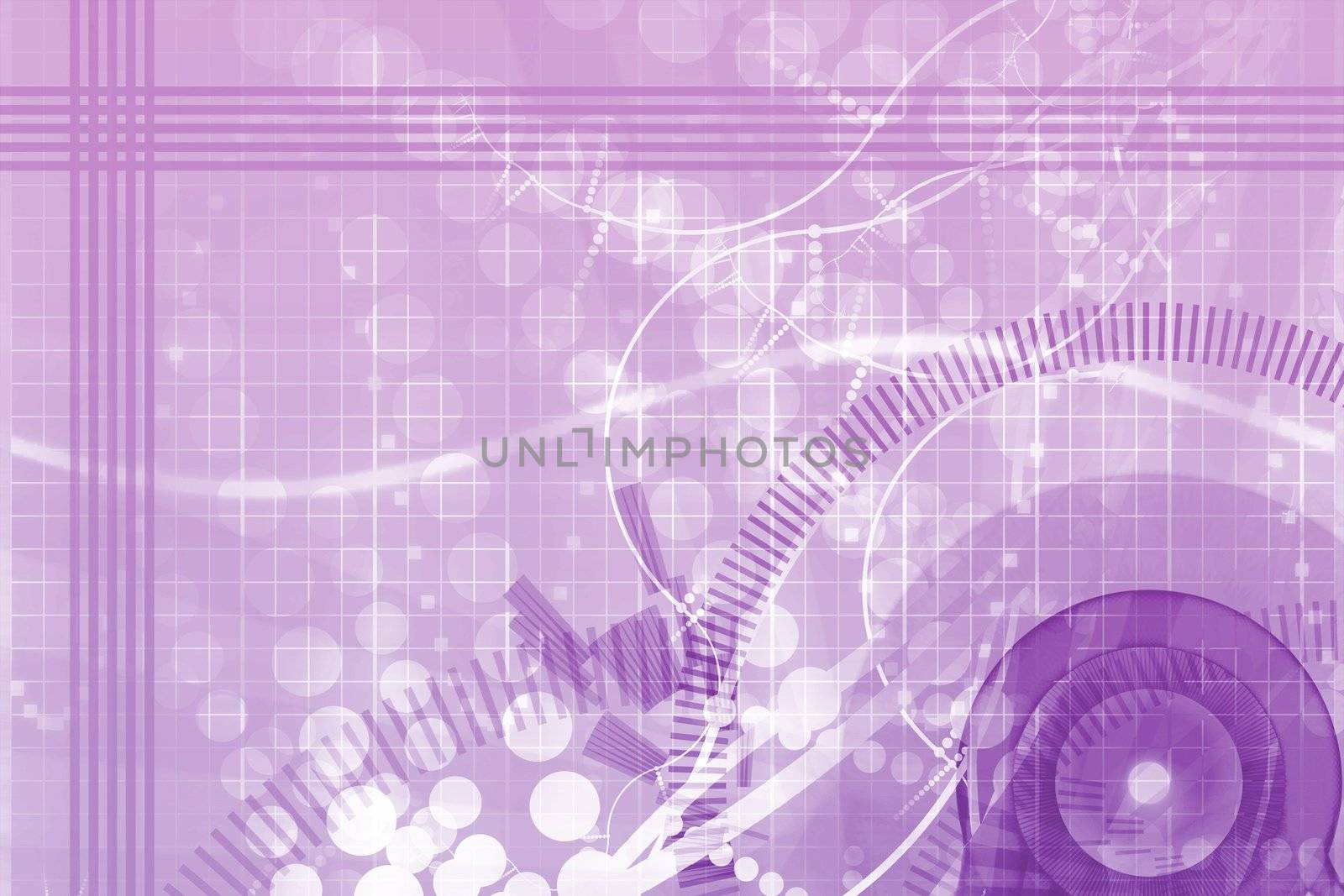 Purple and White Abstract Billboard Background With Copyspace