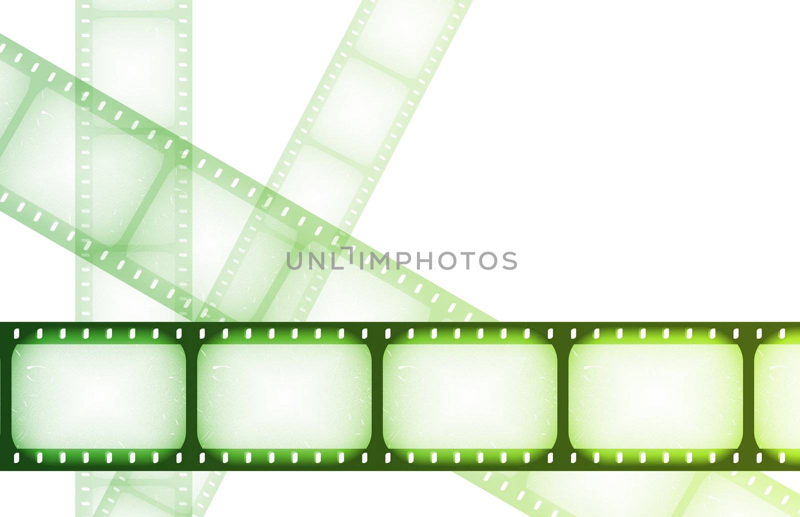TV Channel Movie Guide on Abstract Background
