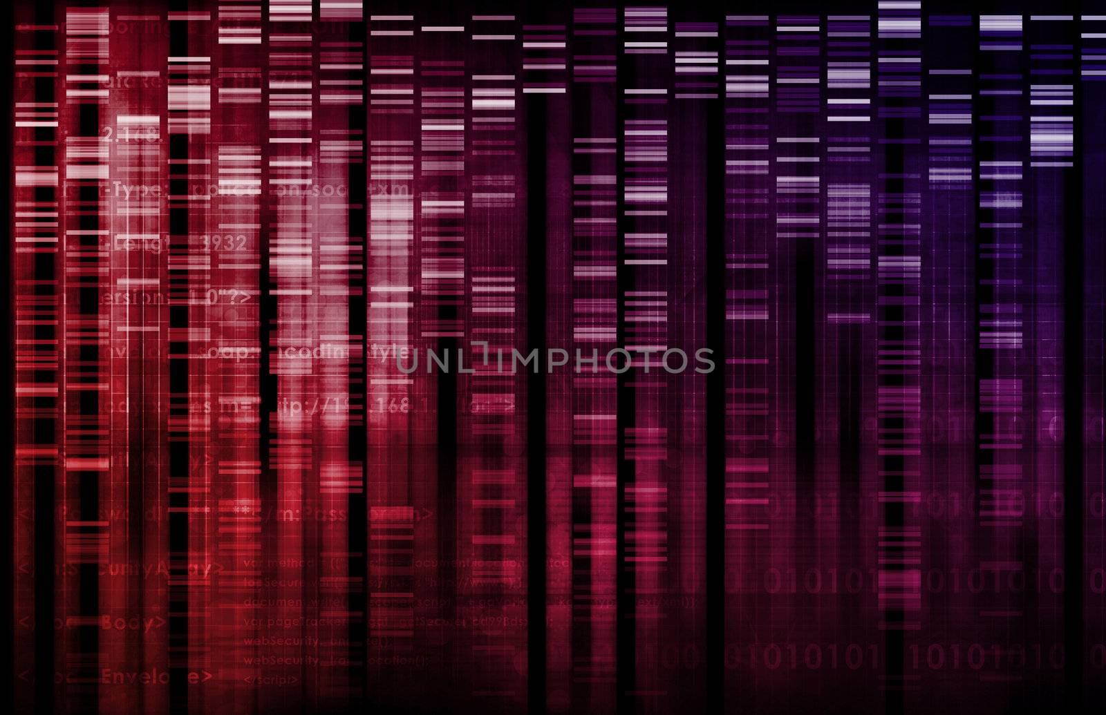 Digital Abstract Data Media As a Art