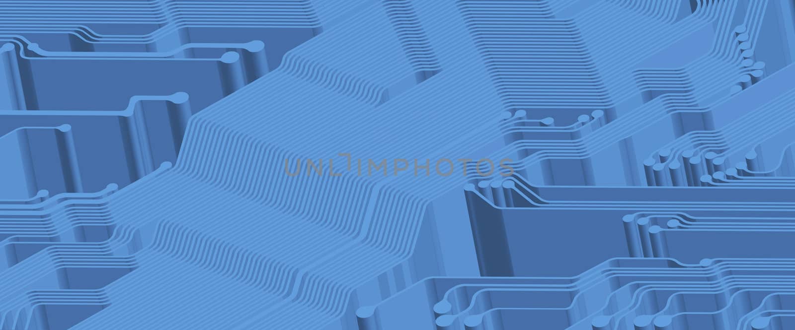 Image of the printed circuit - motherboard - technology abstract