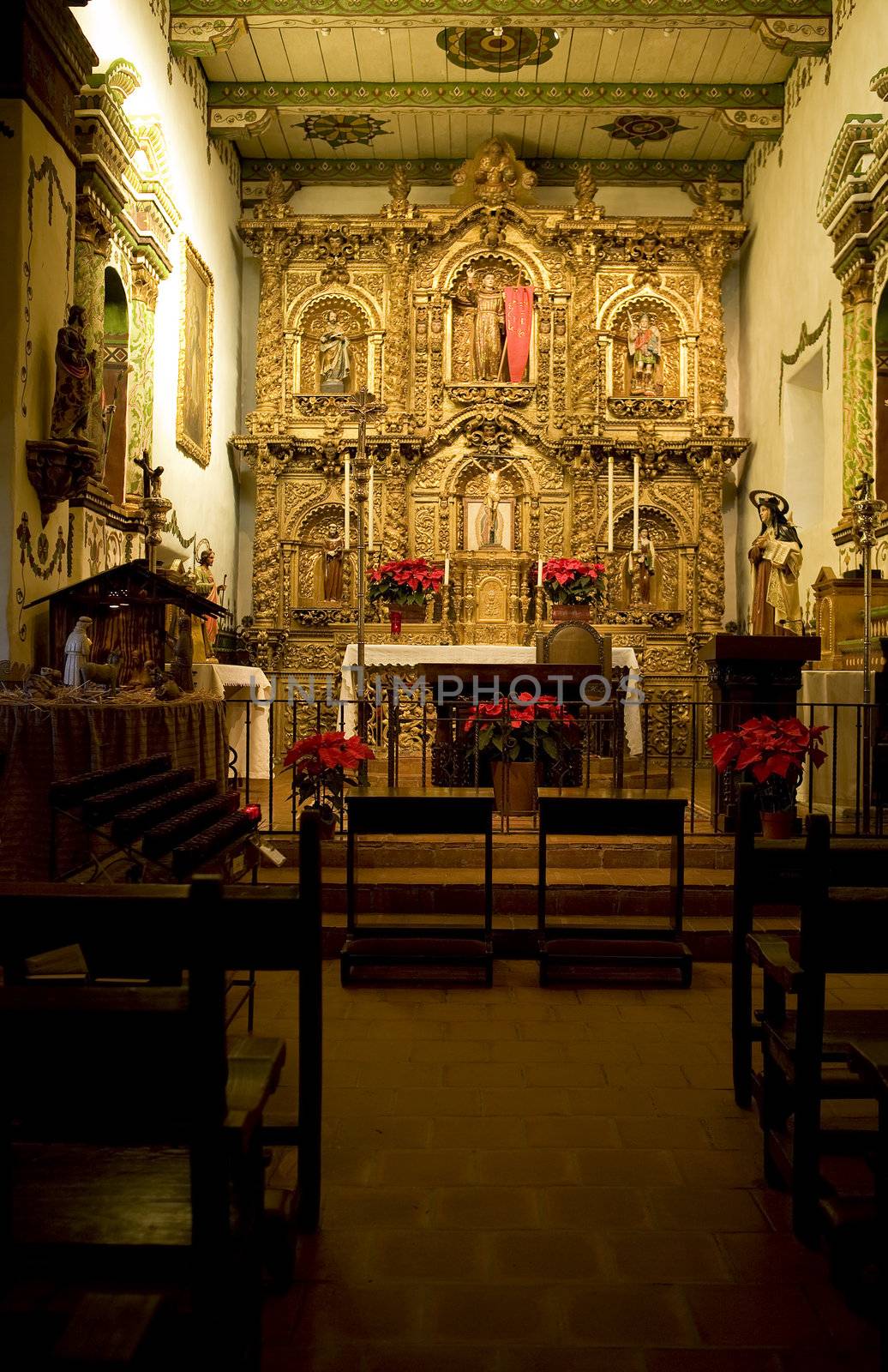 Mission San Juan Capistrano Church Alter by KevinPanizza