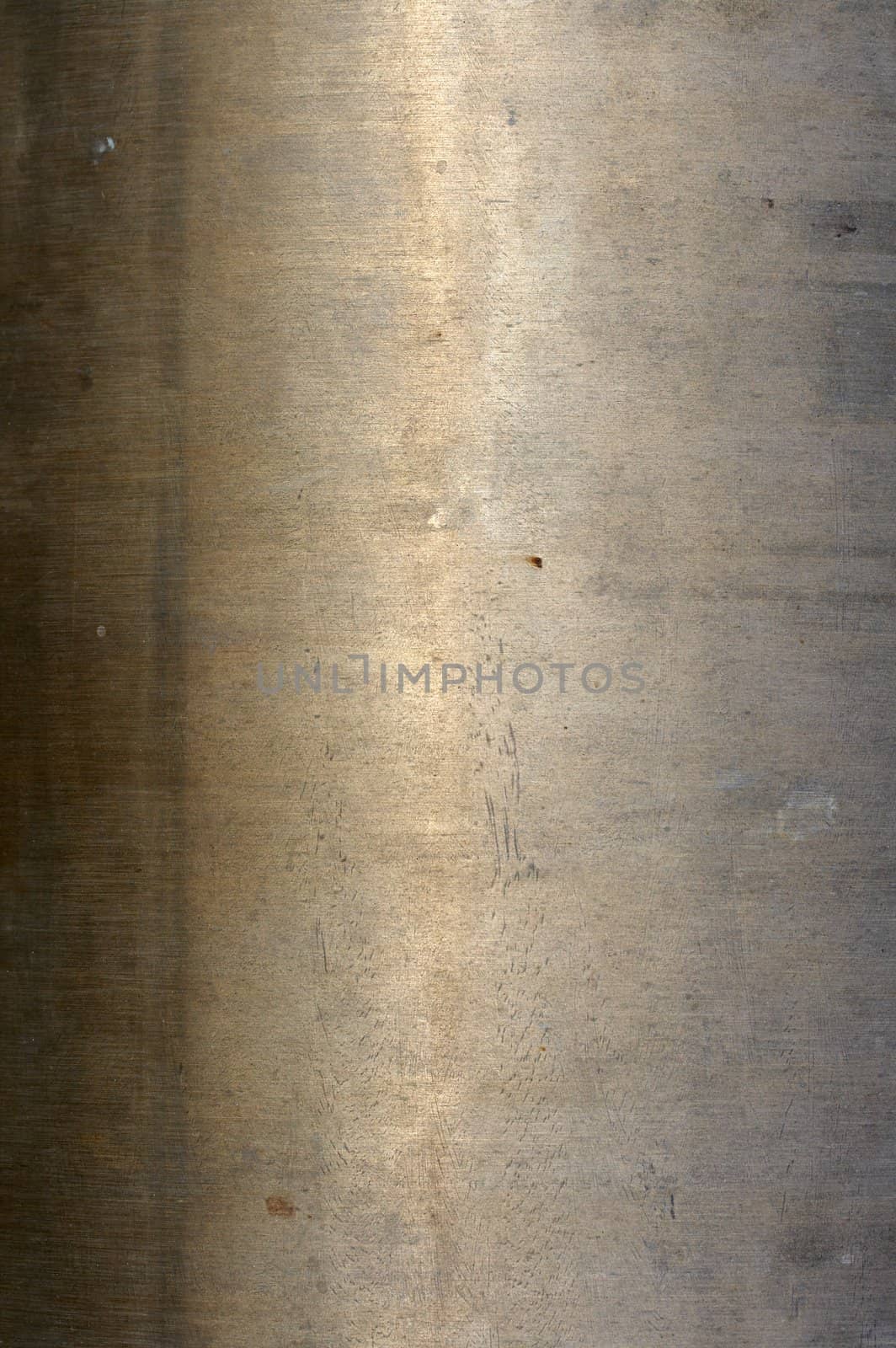 a close up picture of metal pipe