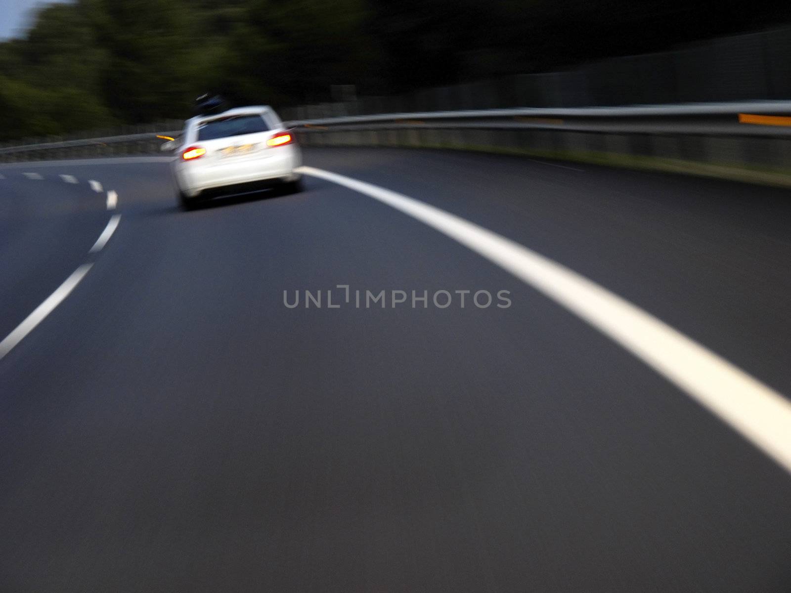 freeway at Catalonia in Spain, Europe