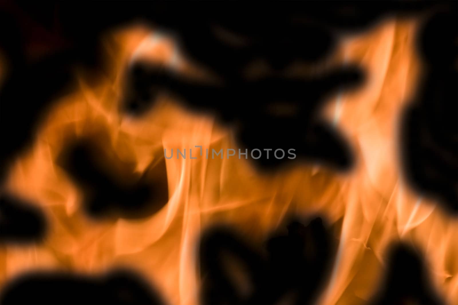 Flames of Fire Abstract by mwp1969