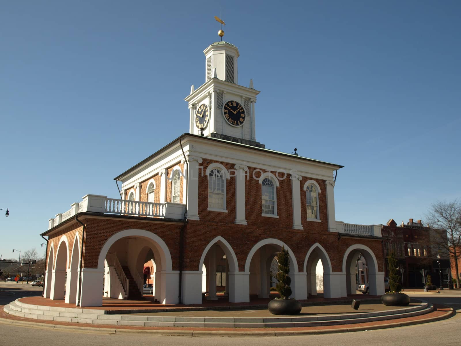 The old market house in downtown Fayetteville, North Carolina.