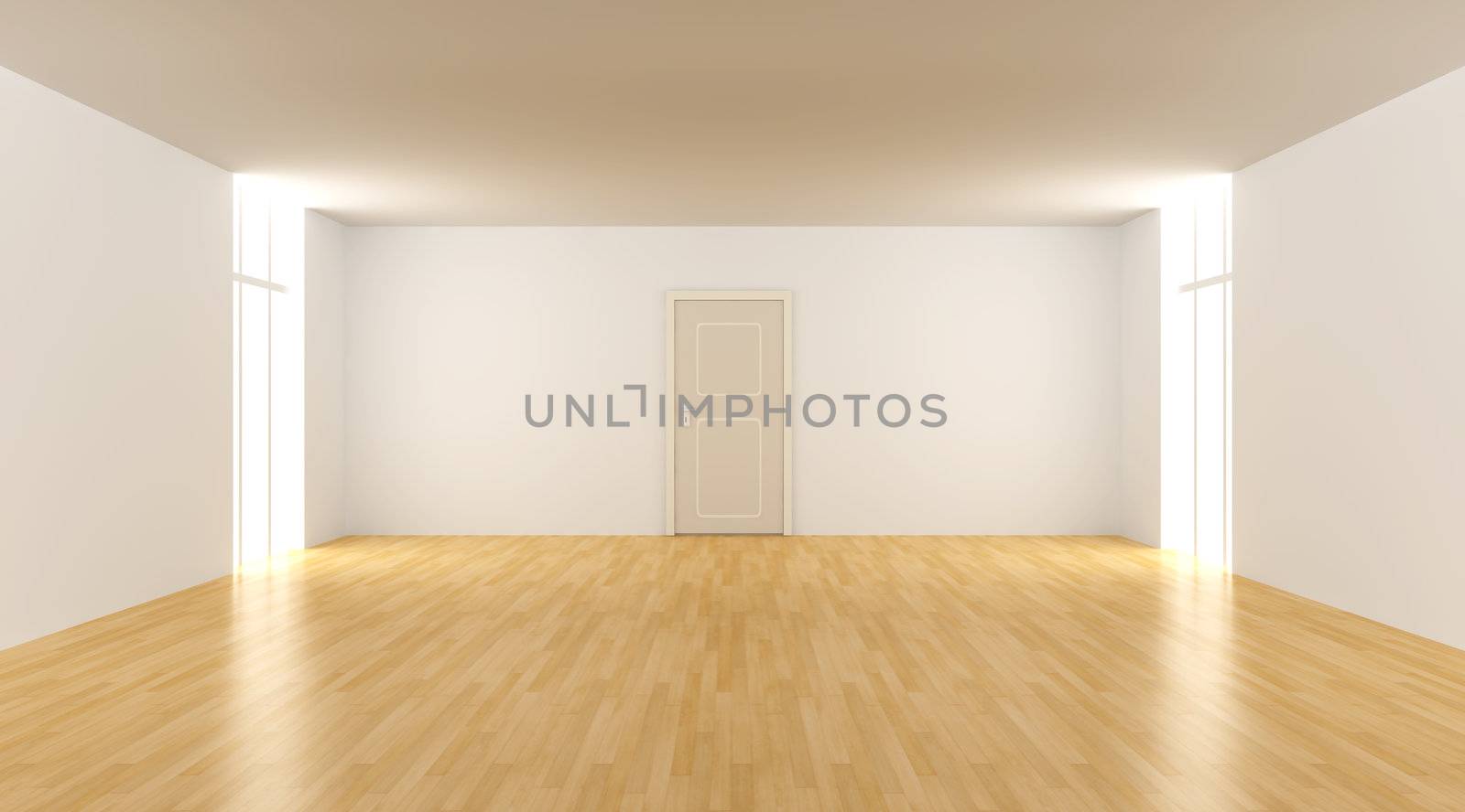 Door in a empty room by Spectral