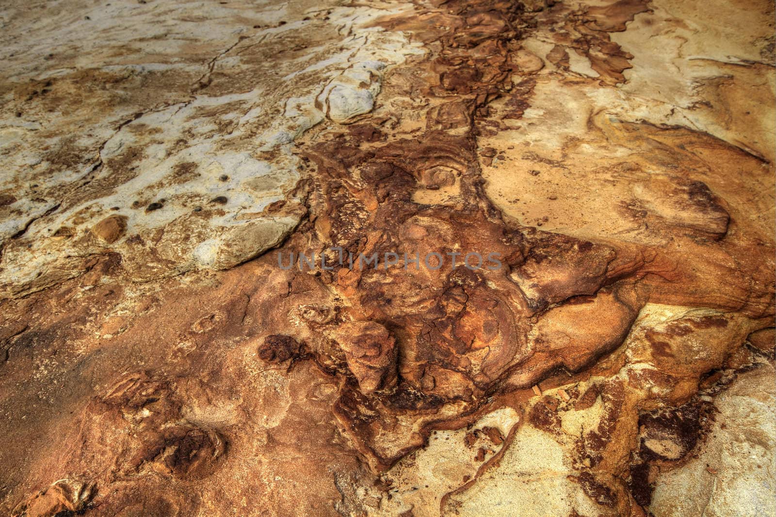 Grunge Sandstone Rock Texture at Kiwanda Cape