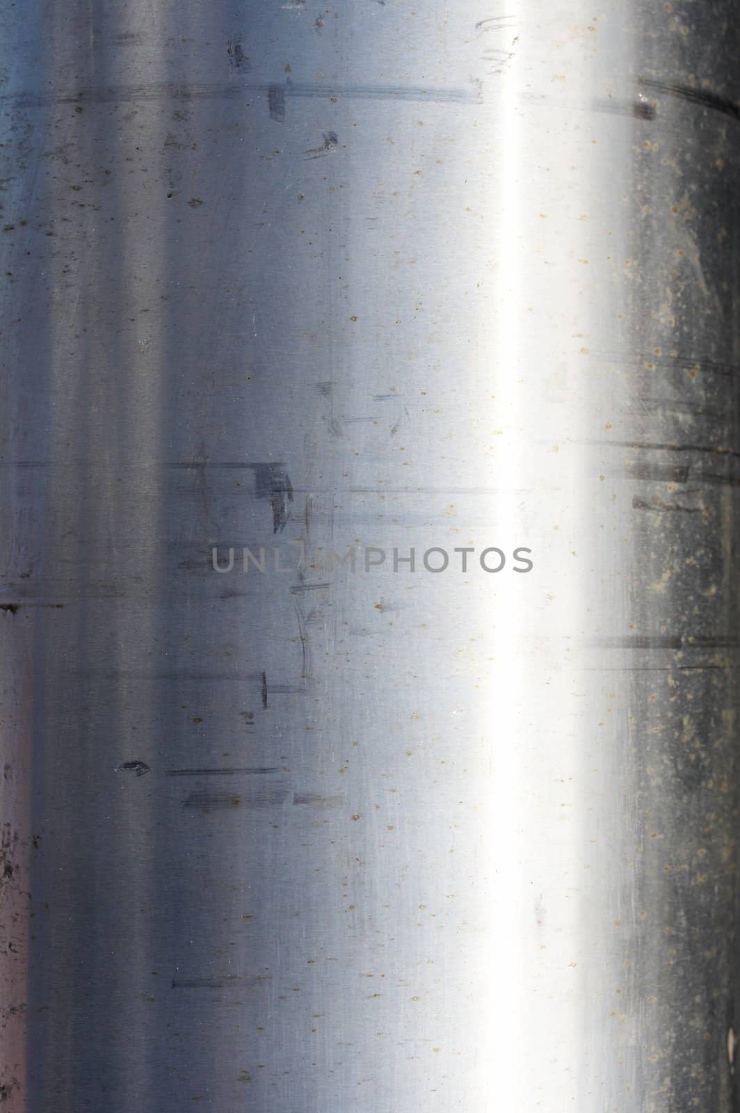 a close up picture of metal pipe